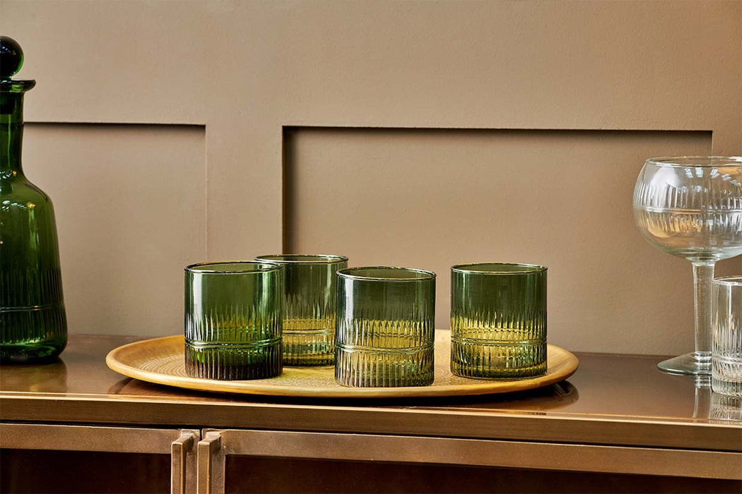 Mila Tumbler Dark Emerald Set Of 4