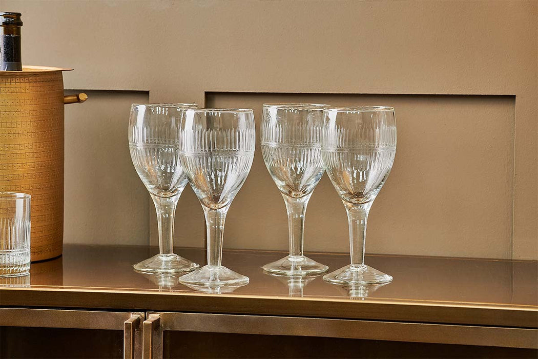 Mila Wine Glass Clear Set Of 4