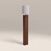 Milad Floor Lamp | Natural Linen & High Gloss Burgundy