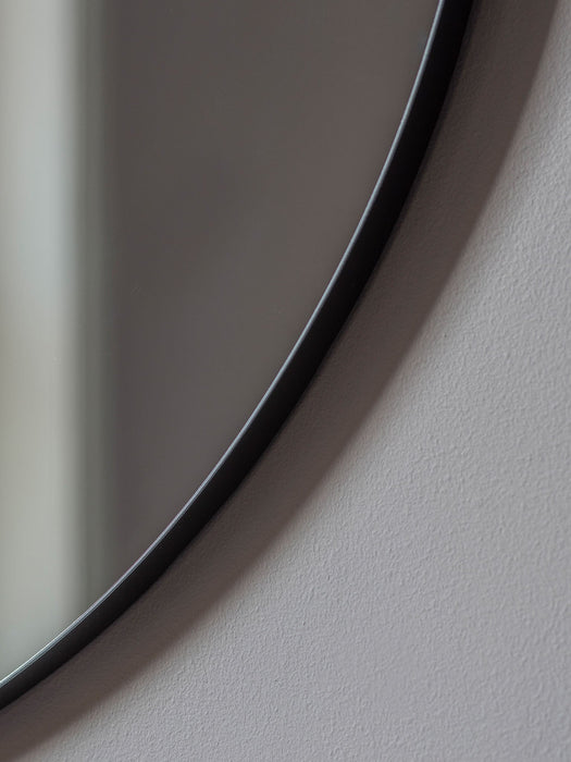 Black Round Mirror