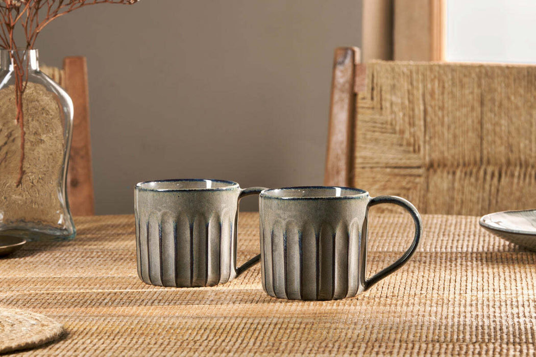 Moda Mug Pewter Set Of 2