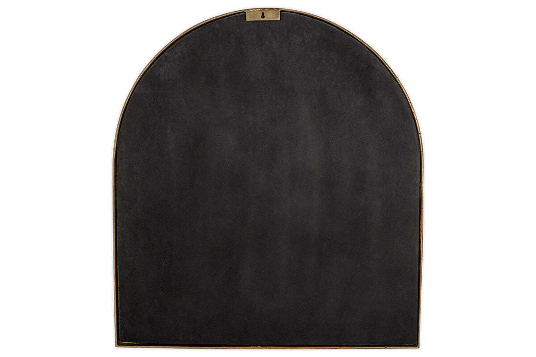 Murwara Antique Glass Arched Mirror Antique Brass