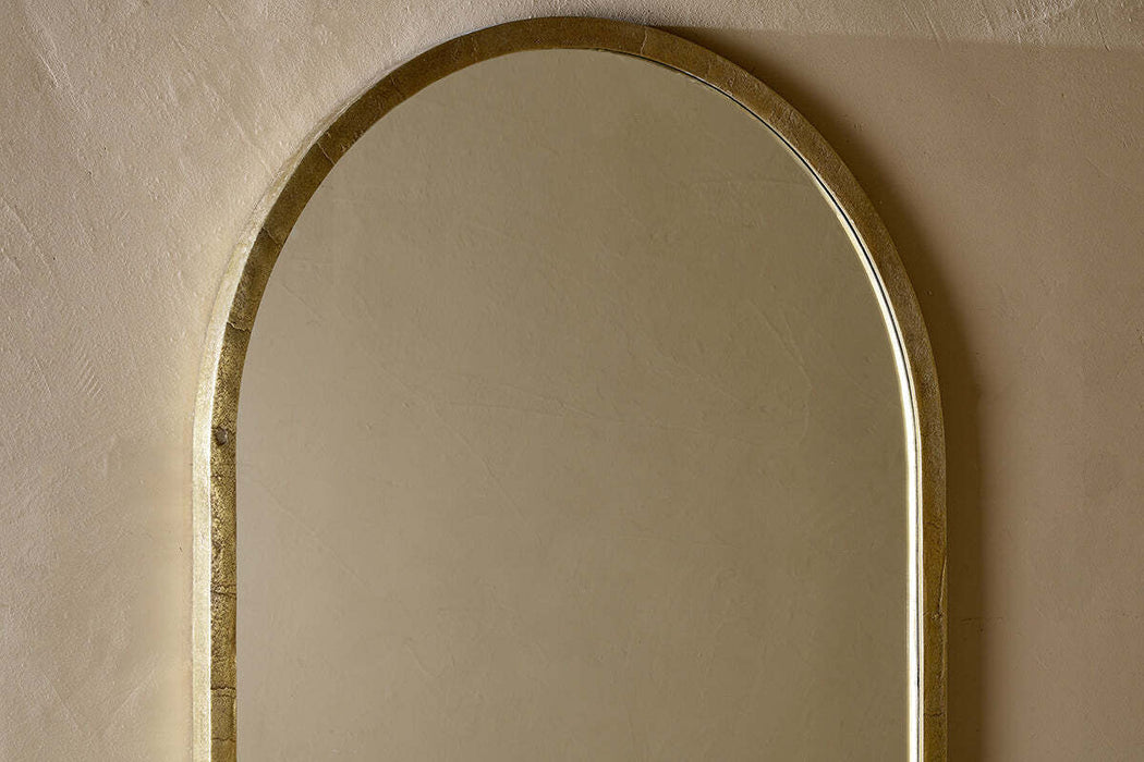 Murwara Arch Mirror Antique Brass