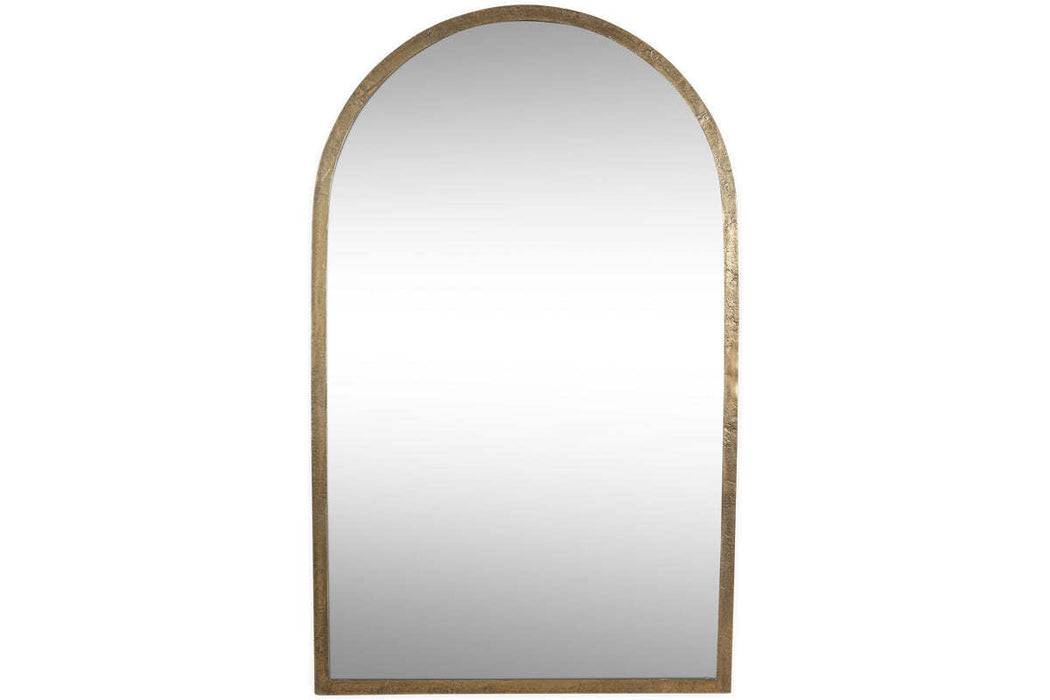 Murwara Full Length Arched Mirror Antique Brass