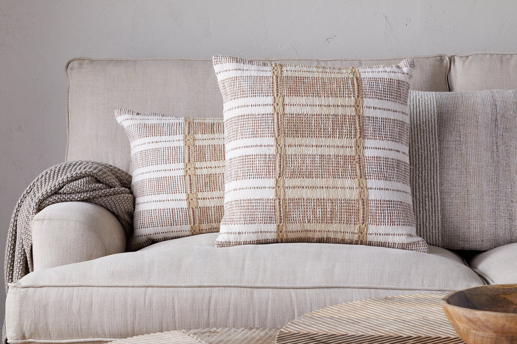 Nayika Cotton Cushion Cover Rust