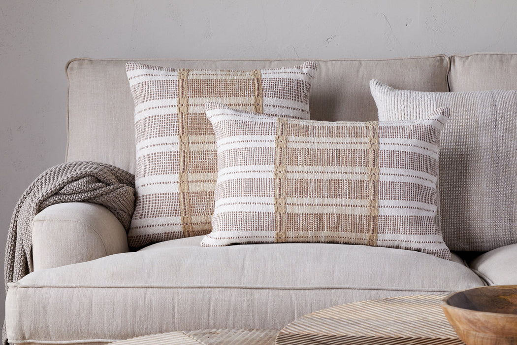Nayika Cotton Cushion Cover Rust