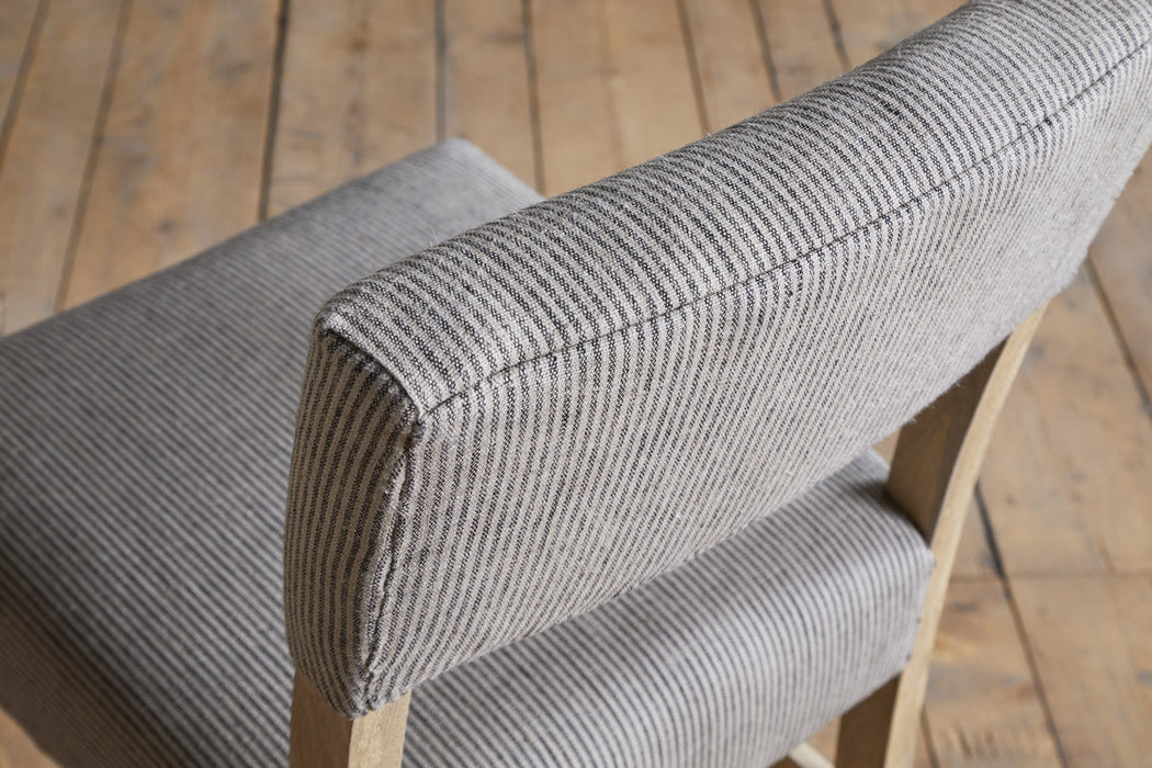 Nadeeka Linen Upholstered Counter Chair Soft Grey