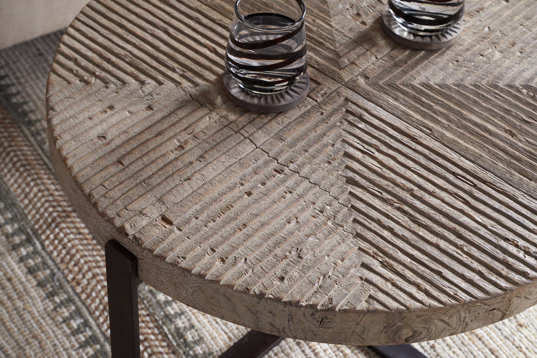 Chakala Reclaimed Wood Coffee Table Reclaimed Wood Iron