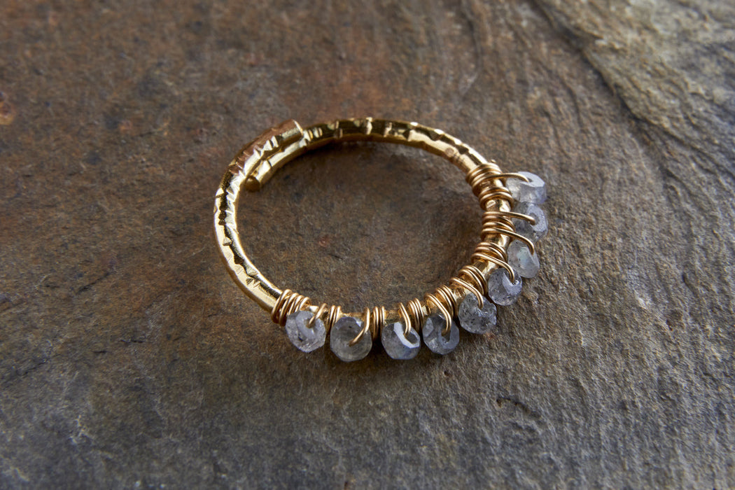 Vani Labradorite Ring Labradorite Gold