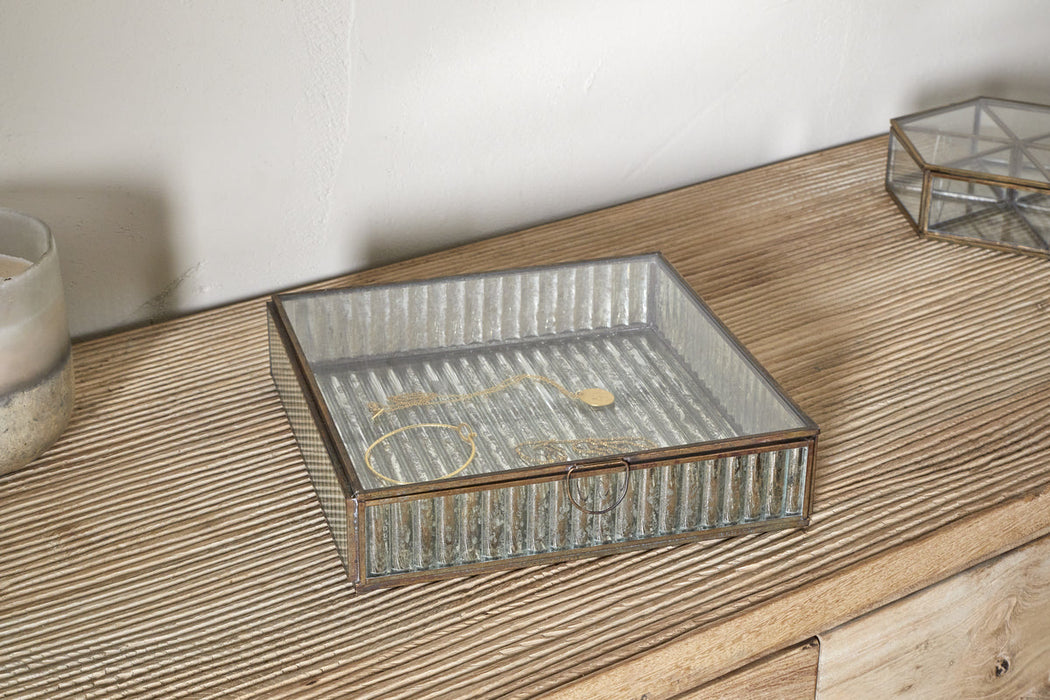 Malita Jewellery Box Antique Brass