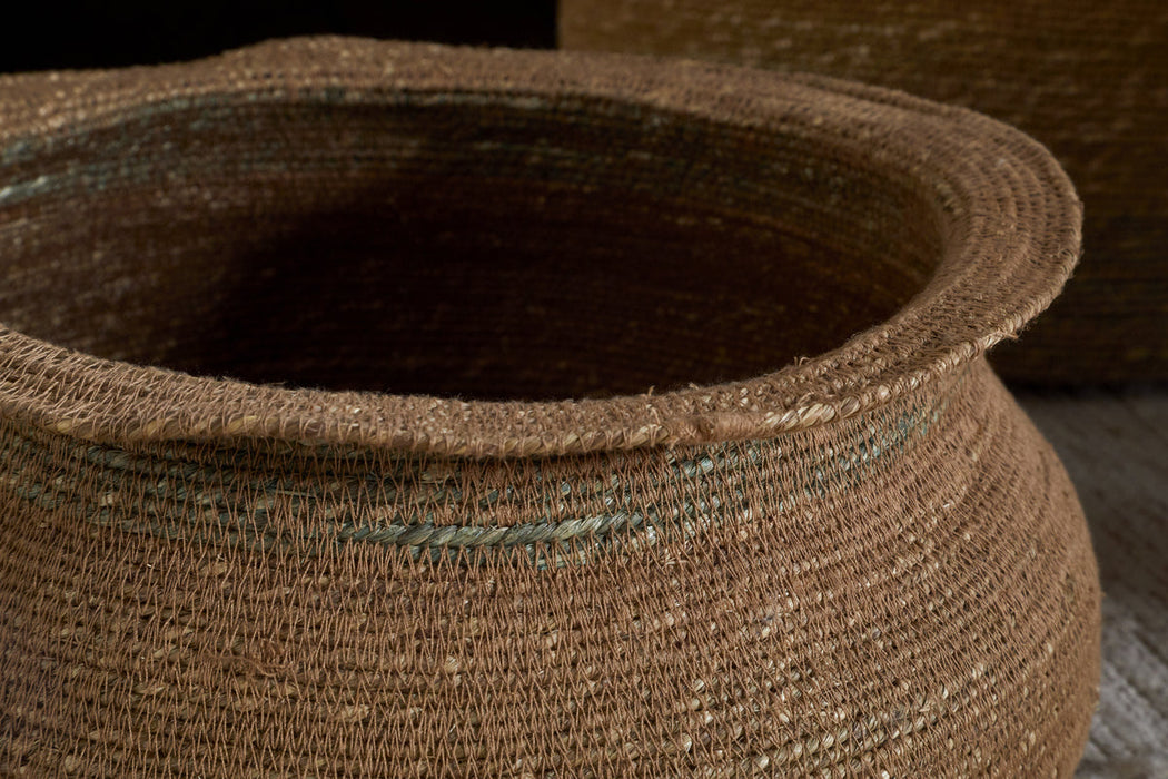Rana Short Basket Natural Moss