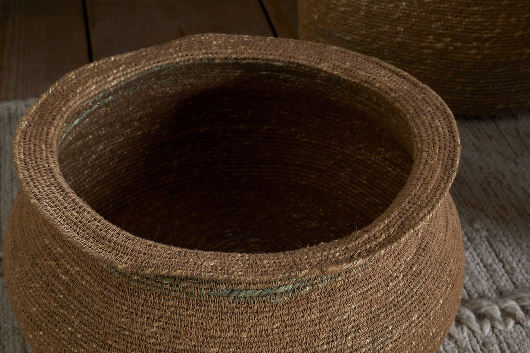 Rana Short Basket Natural Moss