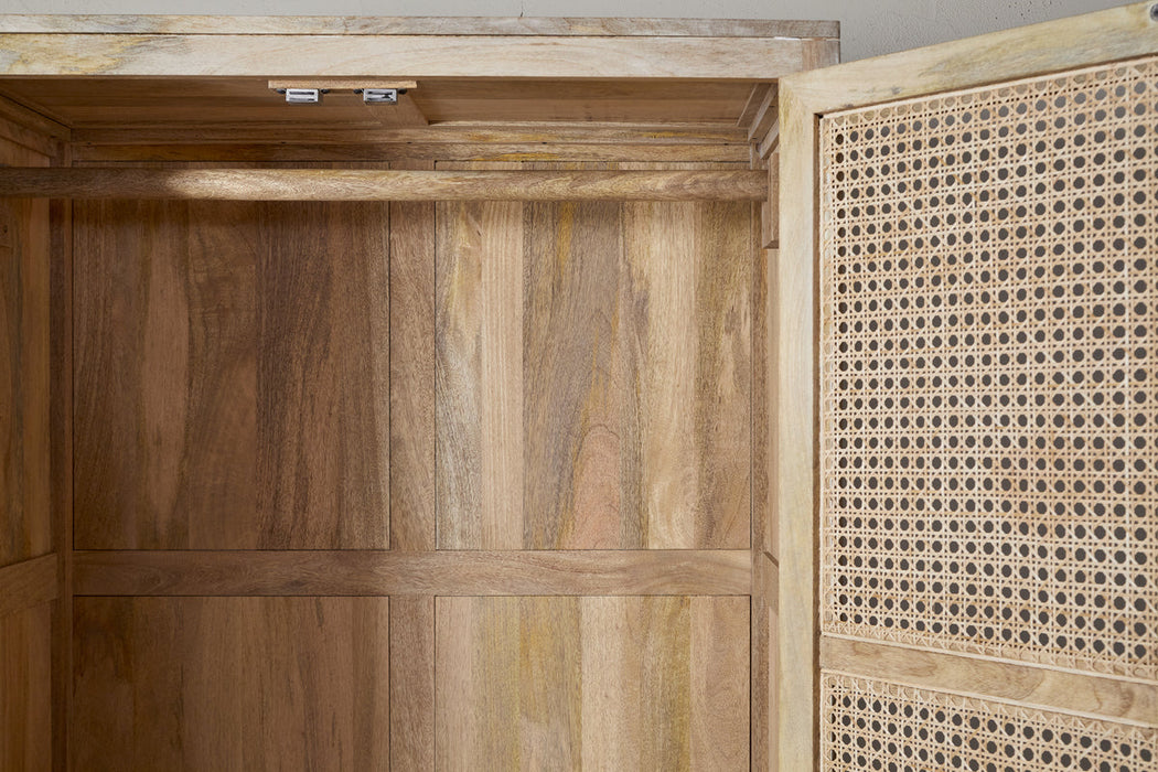 Kanz Mango Wood Wardobe Natural