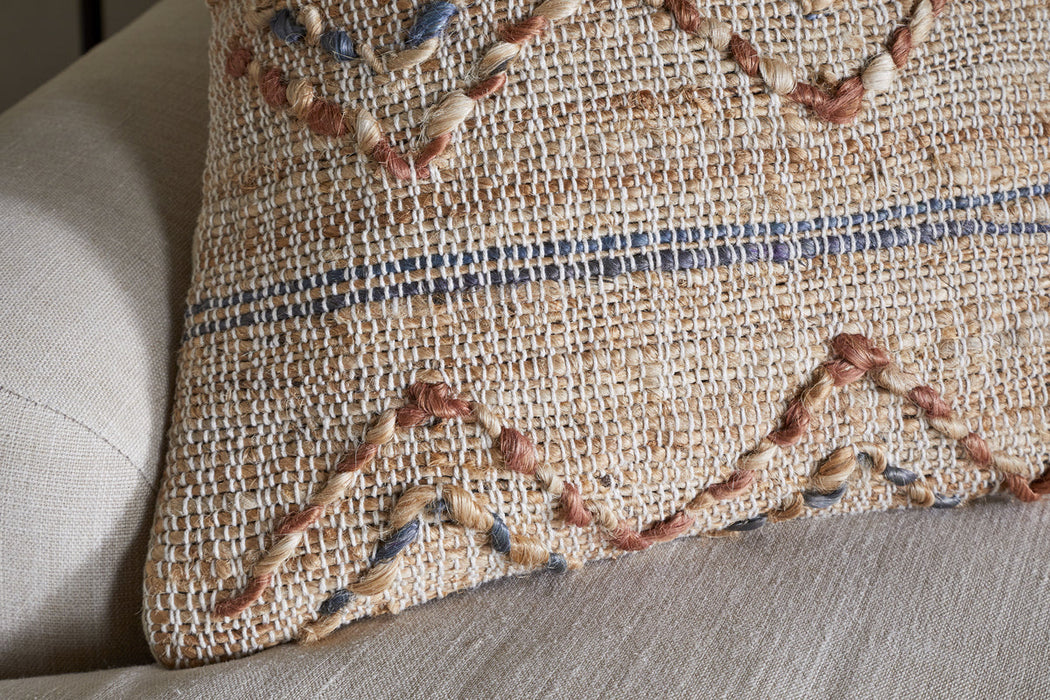 Nila Esha Cushion Cover Rust Indigo