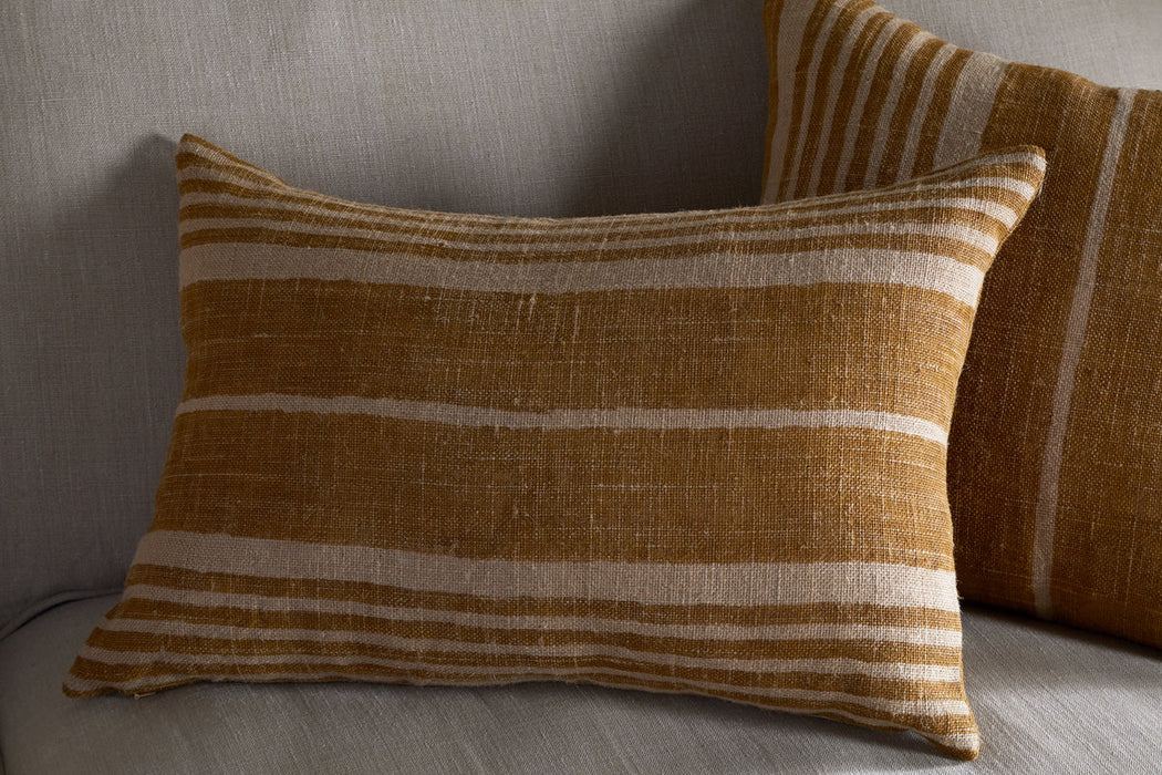 Eesha Jute Cushion Cover Ochre