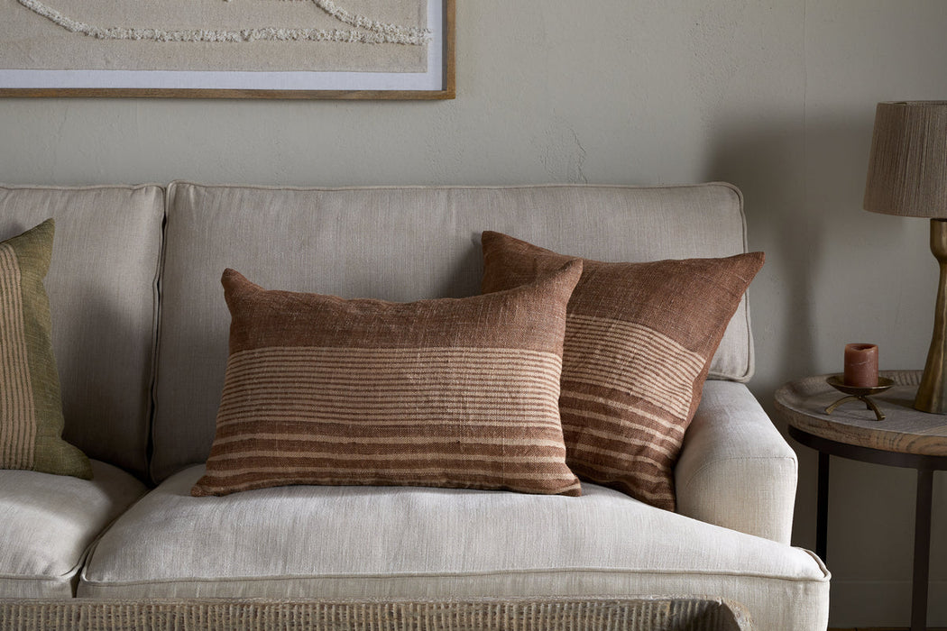 Eesha Jute Cushion Cover Rust