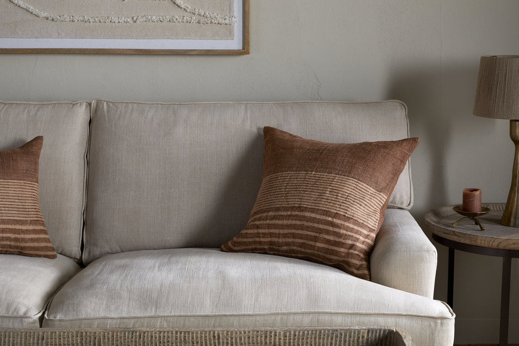 Eesha Jute Cushion Cover Rust
