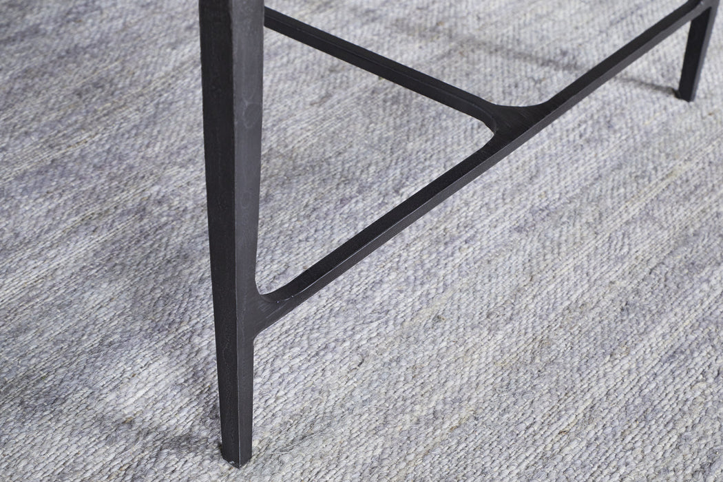 Sita Reclaimed Wood Iron Coffee Table Chocolate Brown