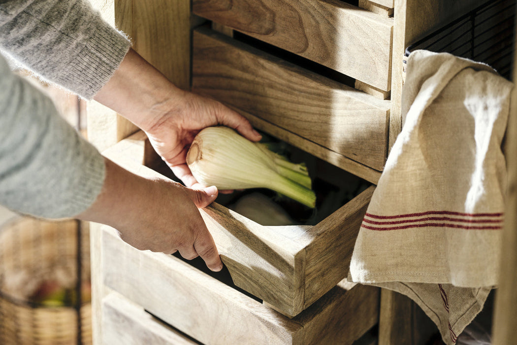 Vivan Grooved Pantry Cupboard Natural