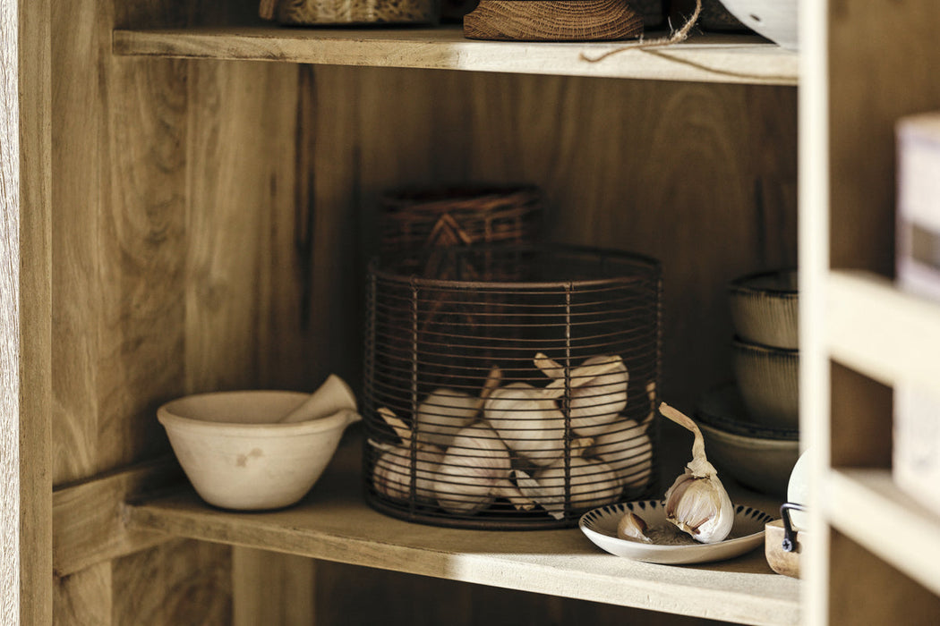 Vivan Grooved Pantry Cupboard Natural