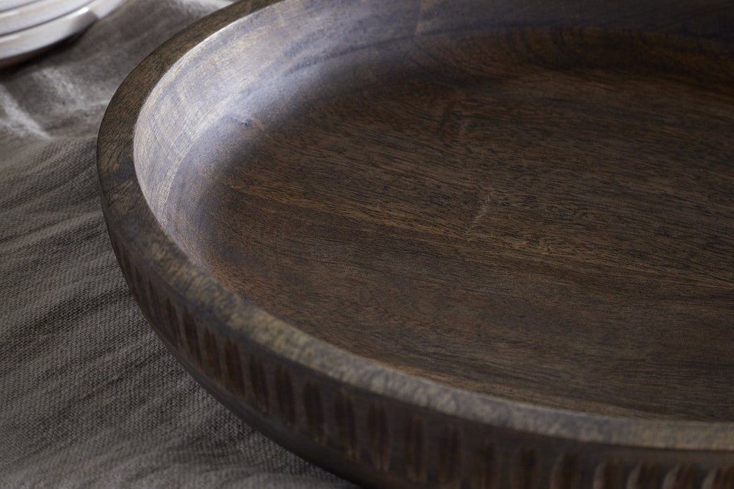 Eisha Shallow Bowl Brown