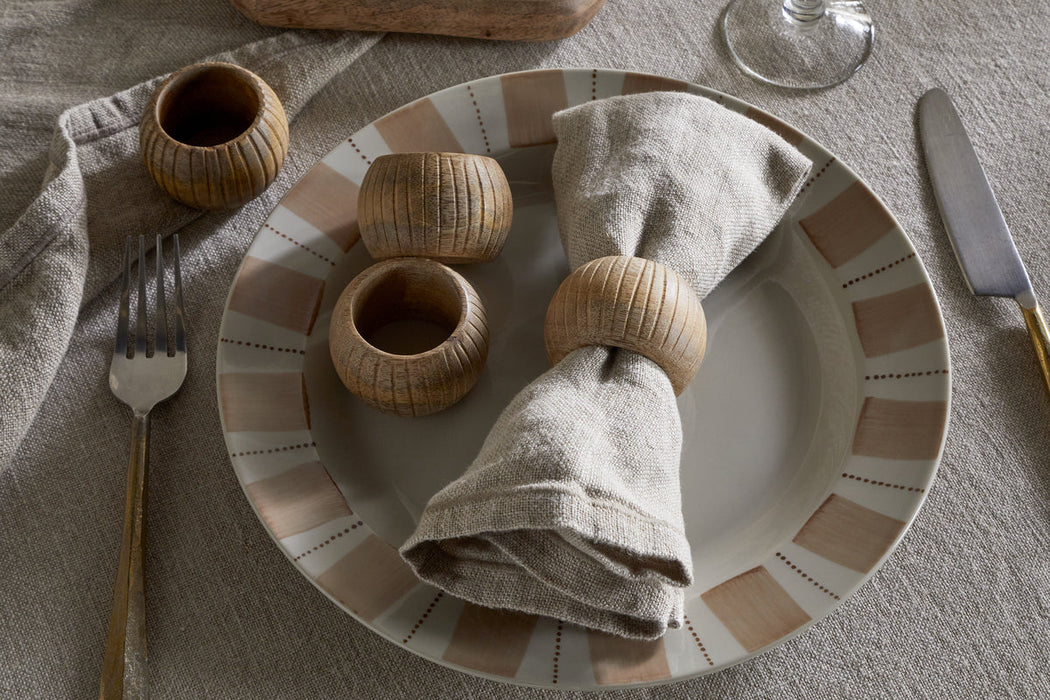 Vivan Napkin Rings - Natural - (Set of 4)