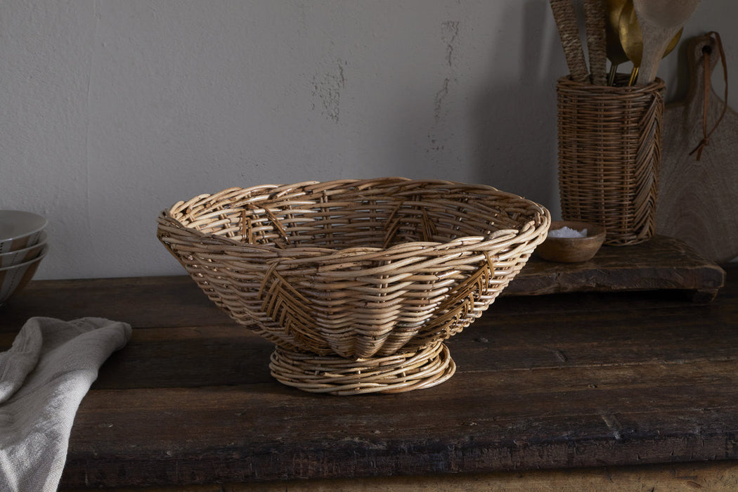 Bersama Rattan Fruit Bowl Natural