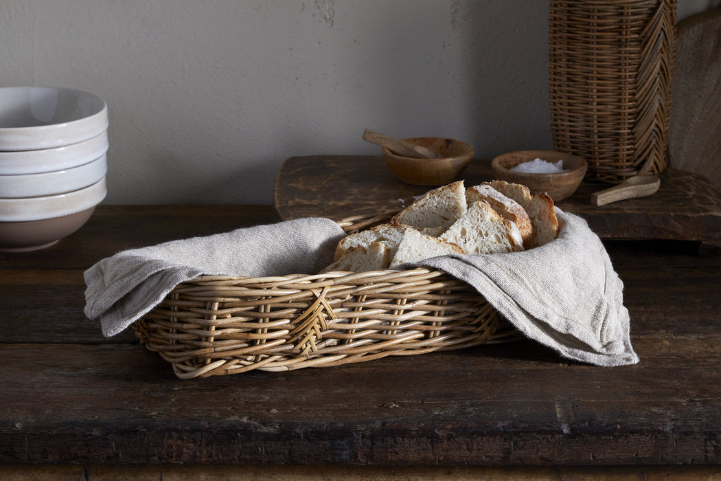 Bersama Rattan Bread Basket Natural