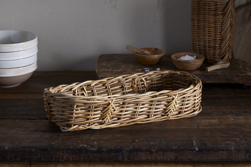 Bersama Rattan Bread Basket Natural