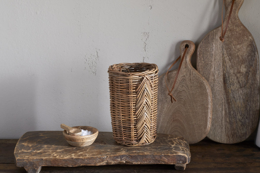 Bersama Rattan Utensil Holder Natural