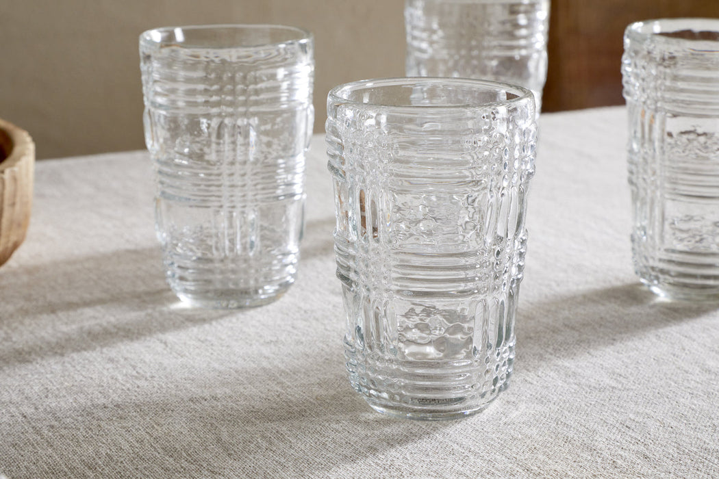 Kaanch Highball Clear Set Of 4