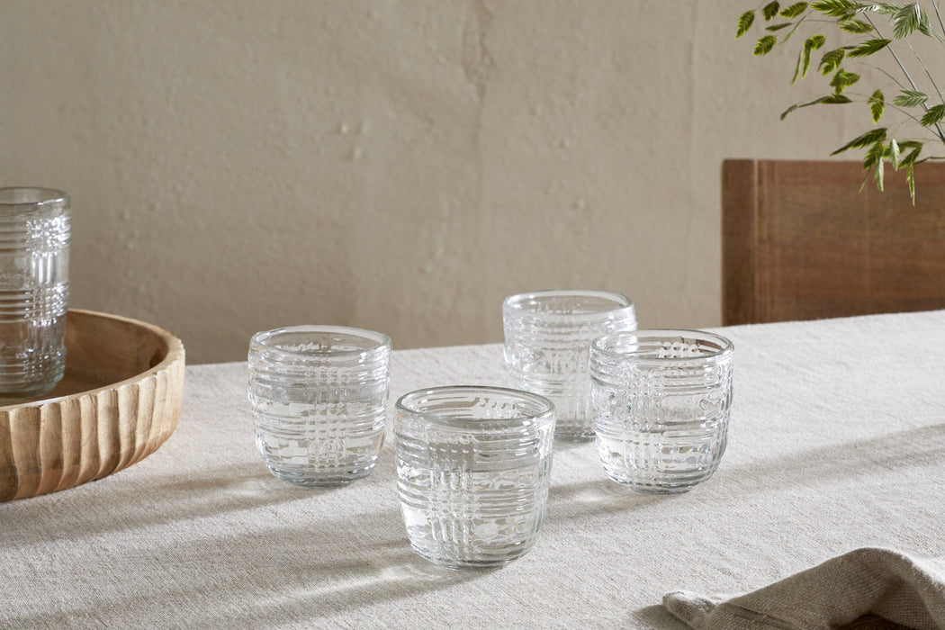 Kaanch Tumbler Clear Set Of 4