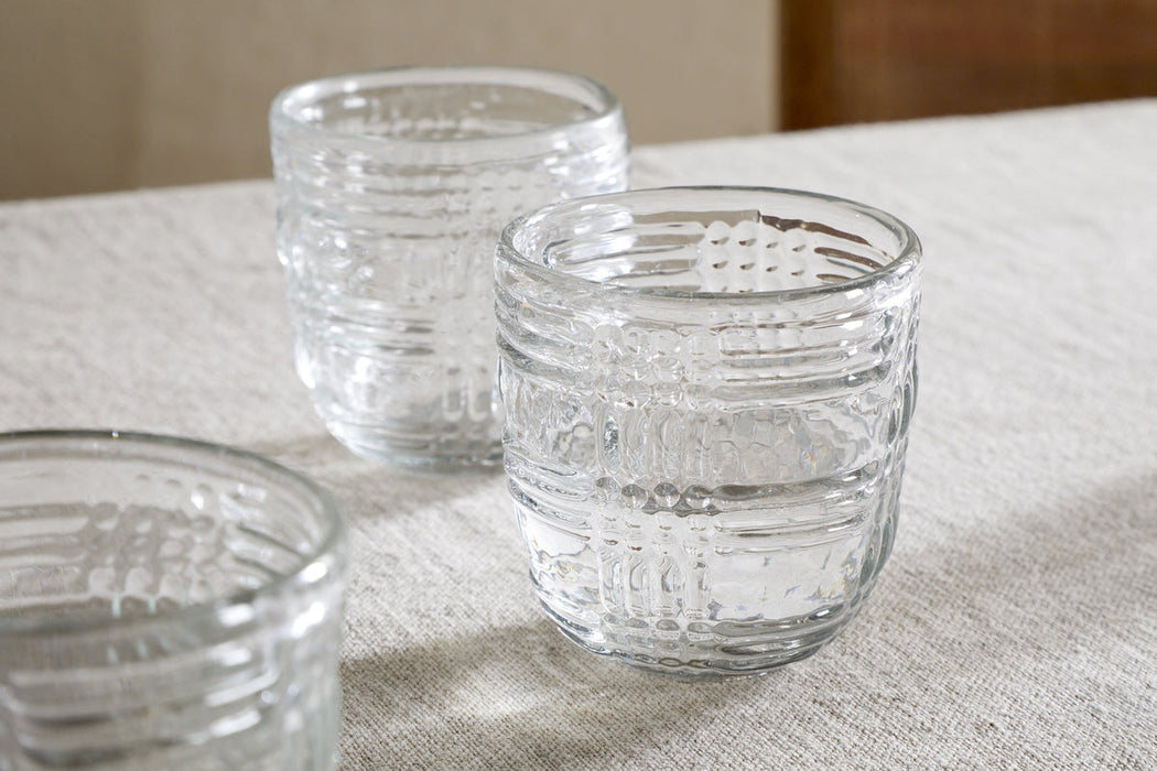 Kaanch Tumbler Clear Set Of 4