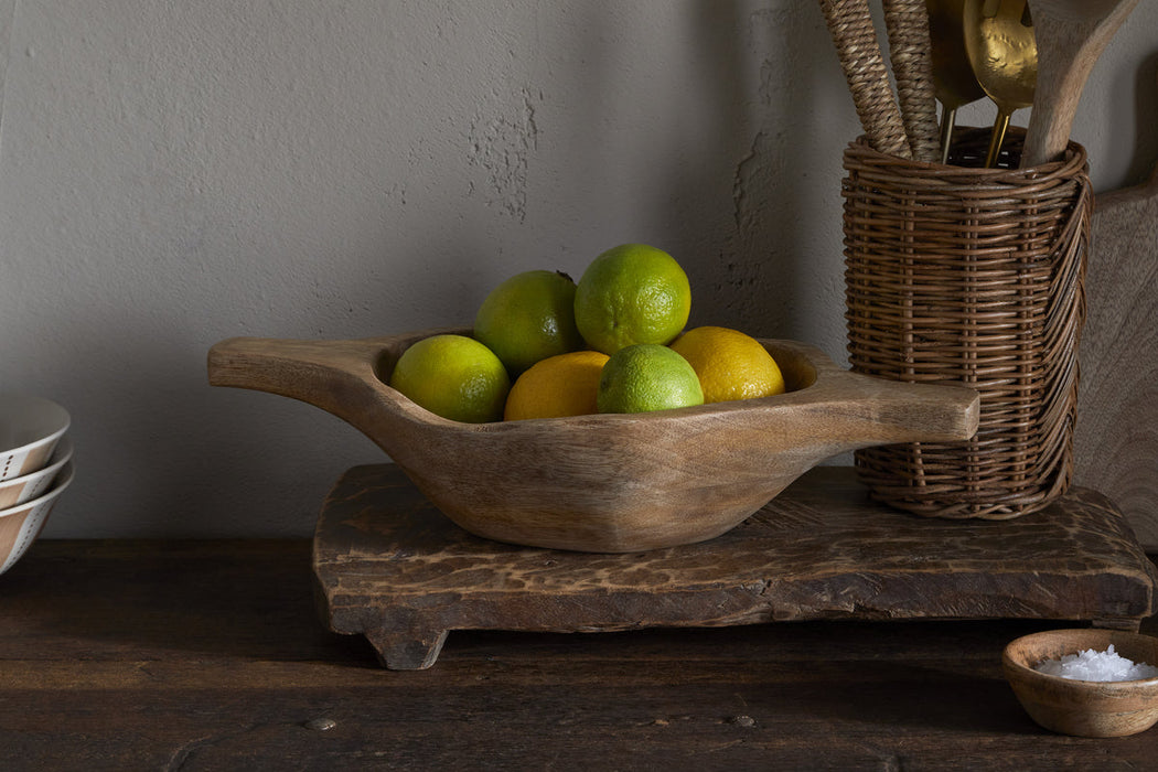 Naashta Handled Serving Bowl Natural