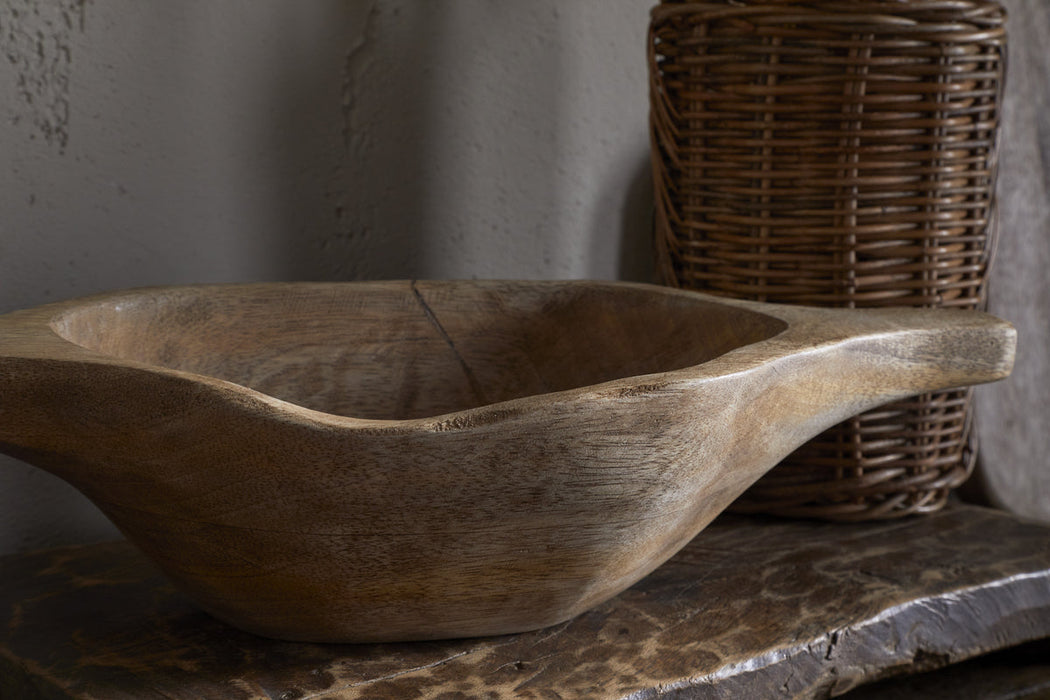 Naashta Handled Serving Bowl Natural