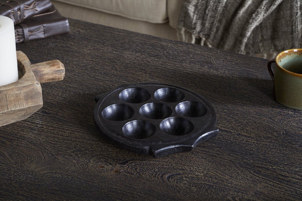Maji Stone Multi Tealight Holder Antique Black
