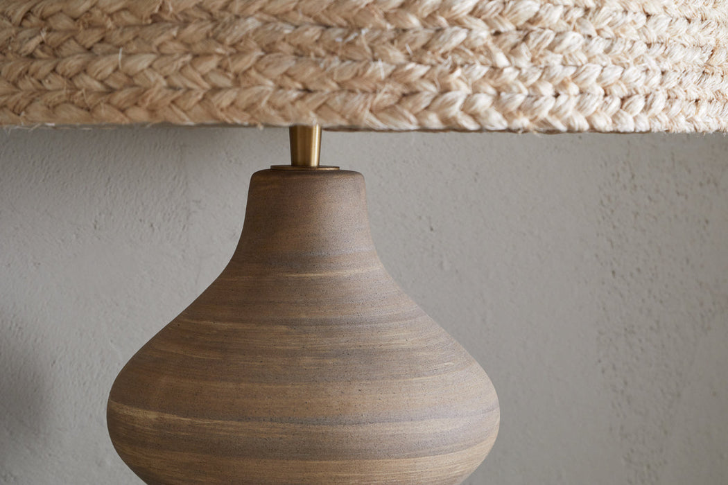 Dalat Ceramic Table Lamp Natural