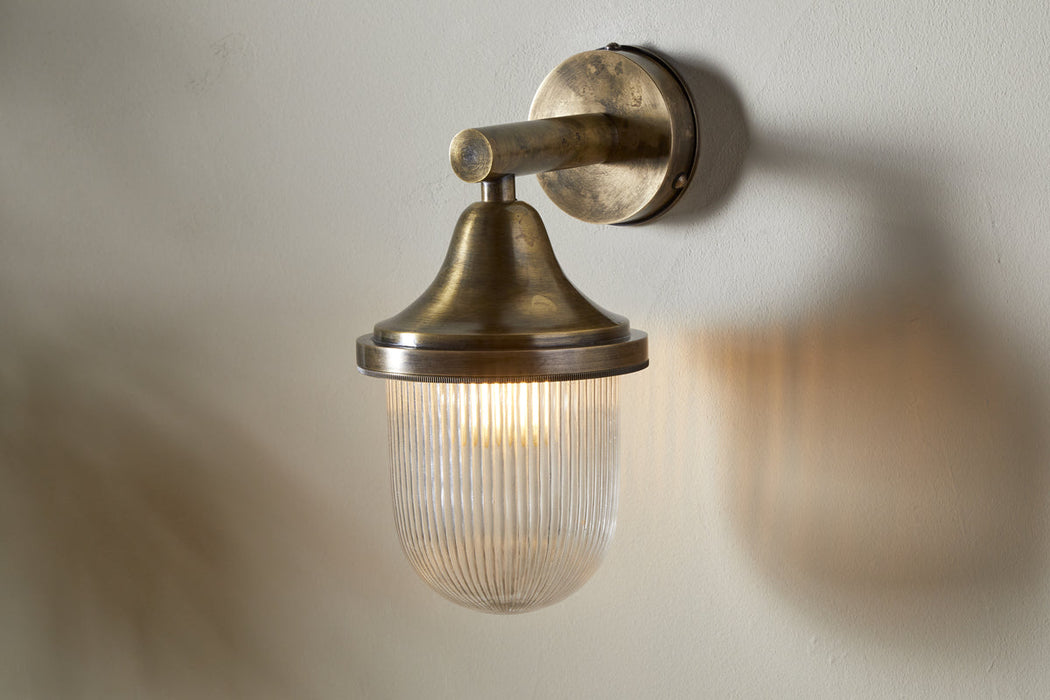Magola Outdoor Wall Lamp Antique Brass