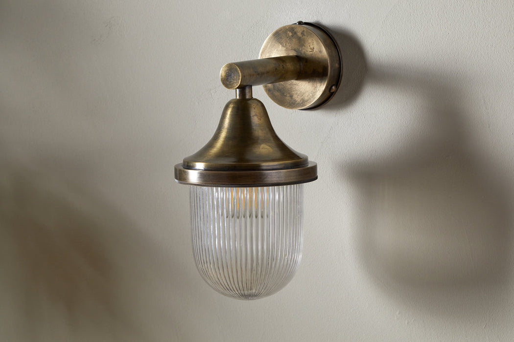 Magola Outdoor Wall Lamp Antique Brass