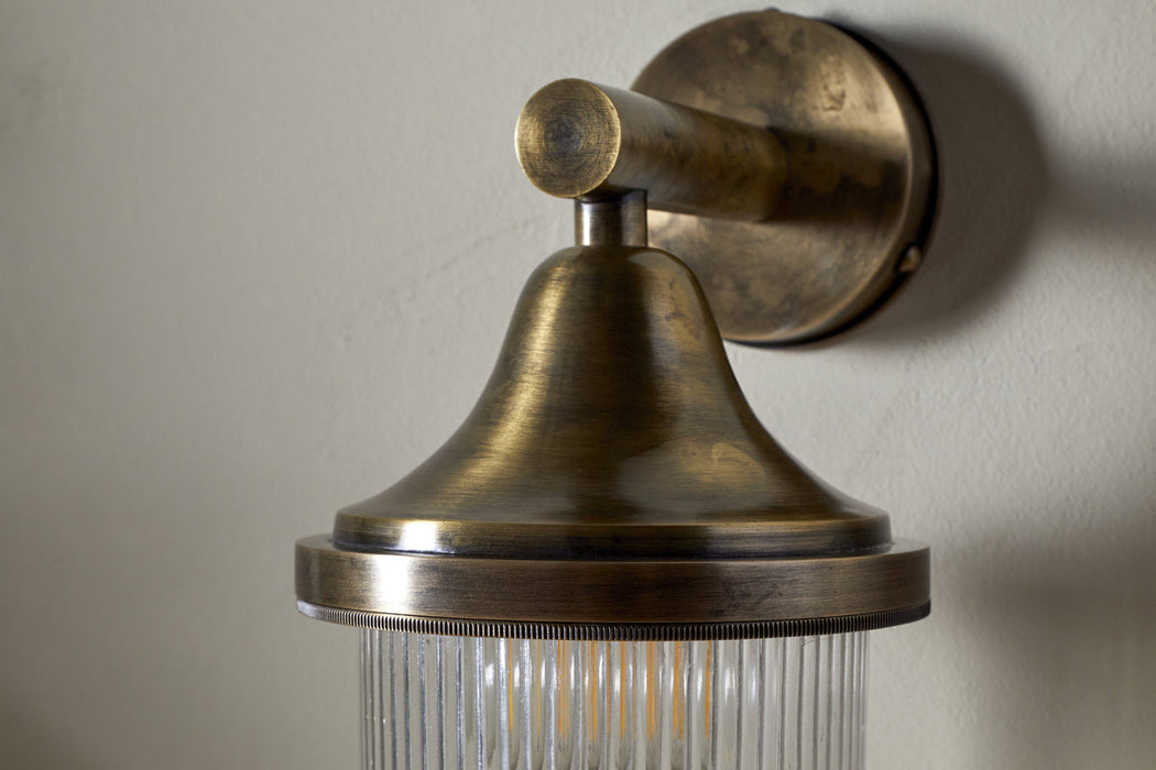 Magola Outdoor Wall Lamp Antique Brass