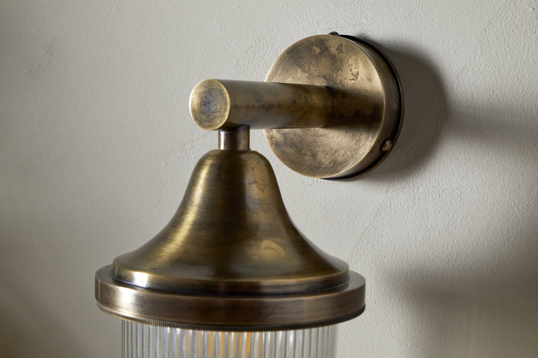 Magola Outdoor Wall Lamp Antique Brass