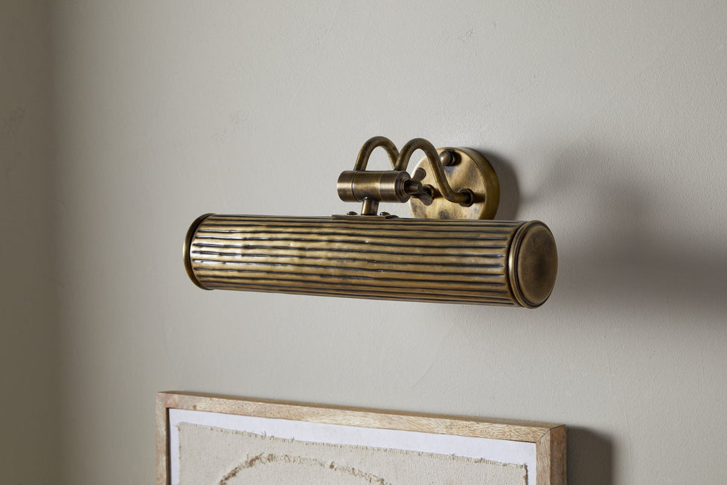 Tinje Picture Wall Light Antique Brass