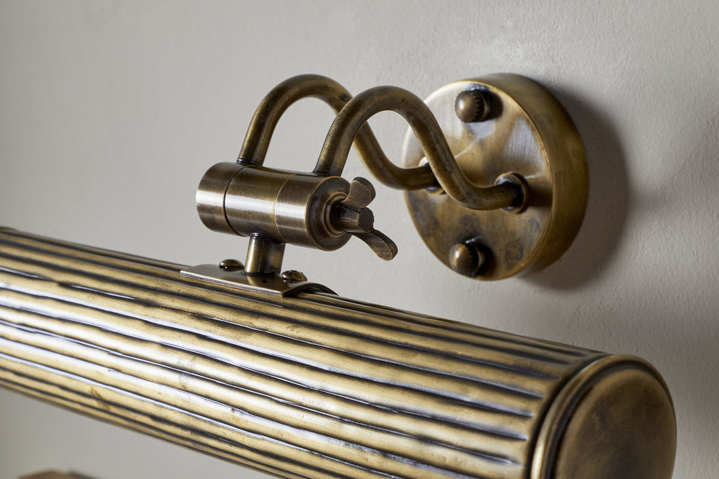 Tinje Picture Wall Light Antique Brass