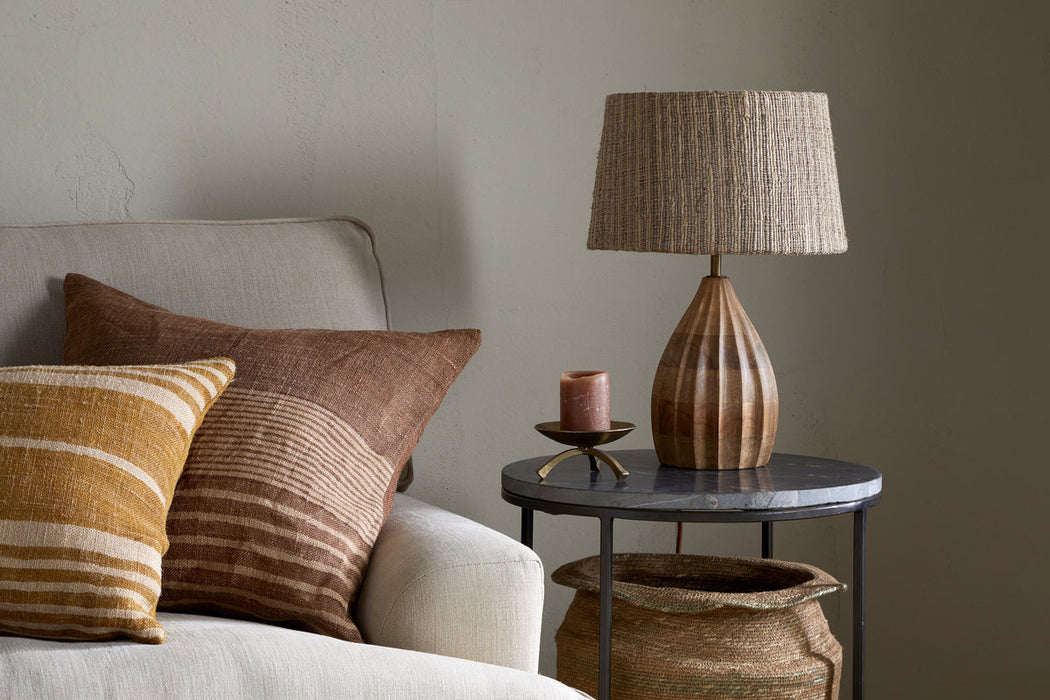 Awaa Mango Wood Bedside Table Lamp Natural
