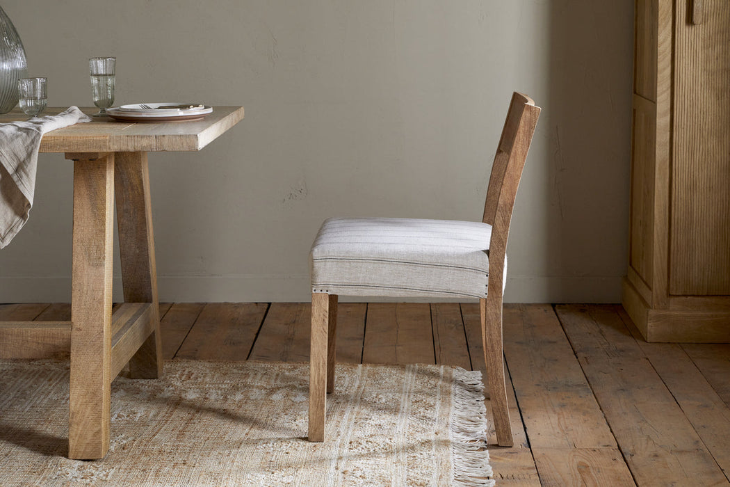 Nidhi Linen Upholstered Dining Chair Natural