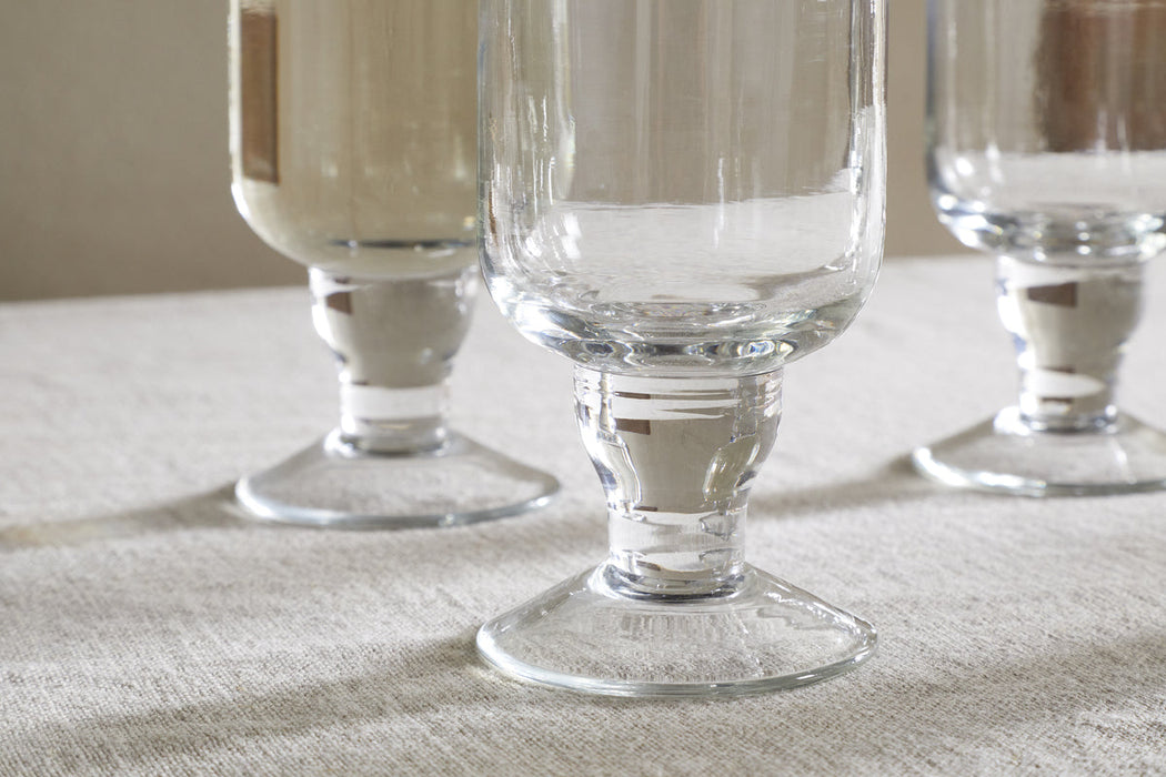 Sooraj Large Glass Clear Set Of 4