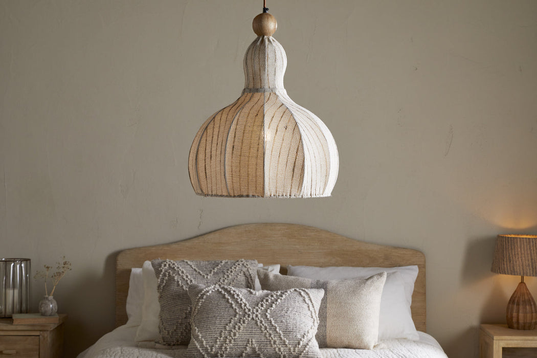Kela Fabric Pendant Off White