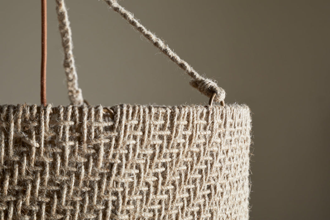 Thimba Woven Jute Chandelier Natural