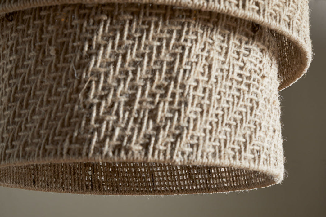Thimba Woven Jute Chandelier Natural