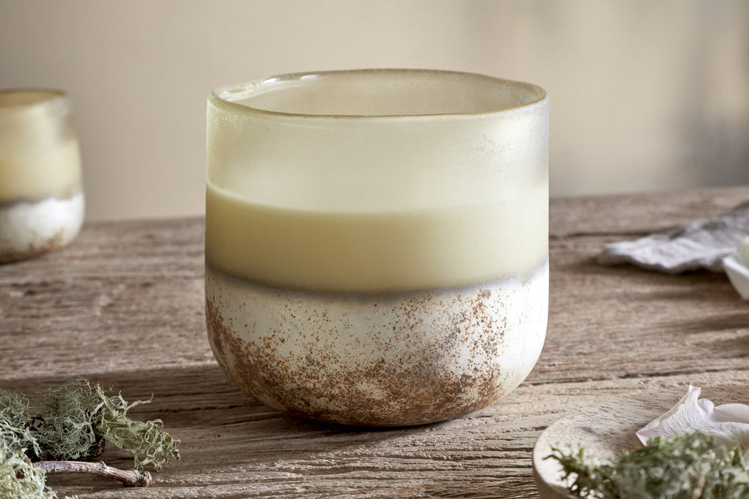 Oakmoss Rose Scented Candle Yellow